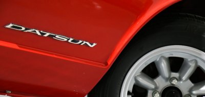 Datsun 240Z rear side closeup view