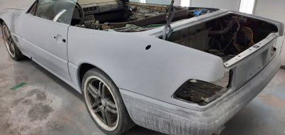 Restoration Project - Mercedes Benz 500SL 1990 - Before