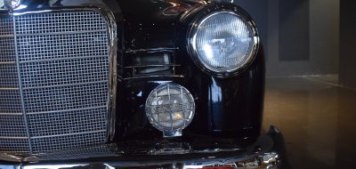 Front lights of Mercedes Benz 190 1960