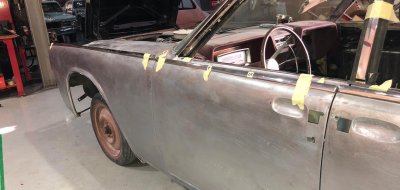 Lincoln Continental 1961 - restoration process
