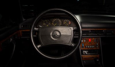 Mercedes Benz SEC560 1991 steering wheel