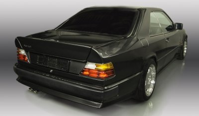 Rear right view of the Mercedes Benz 3,4 AMG CE300 1991