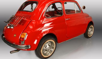 Fiat 500 1971 rear right view