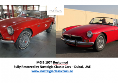 Restoration Project - MG B 1974 Restomod - Before & After